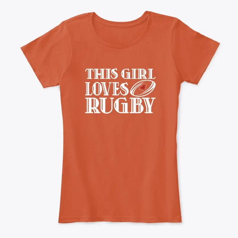 This girl loves Rugby